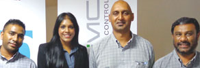 The branch was pleased to welcome the Endress+Hauser team of (left to right) Vernon Moodley, Natlee Chetty, Minnesh Bugareth and Nelson Reddy.